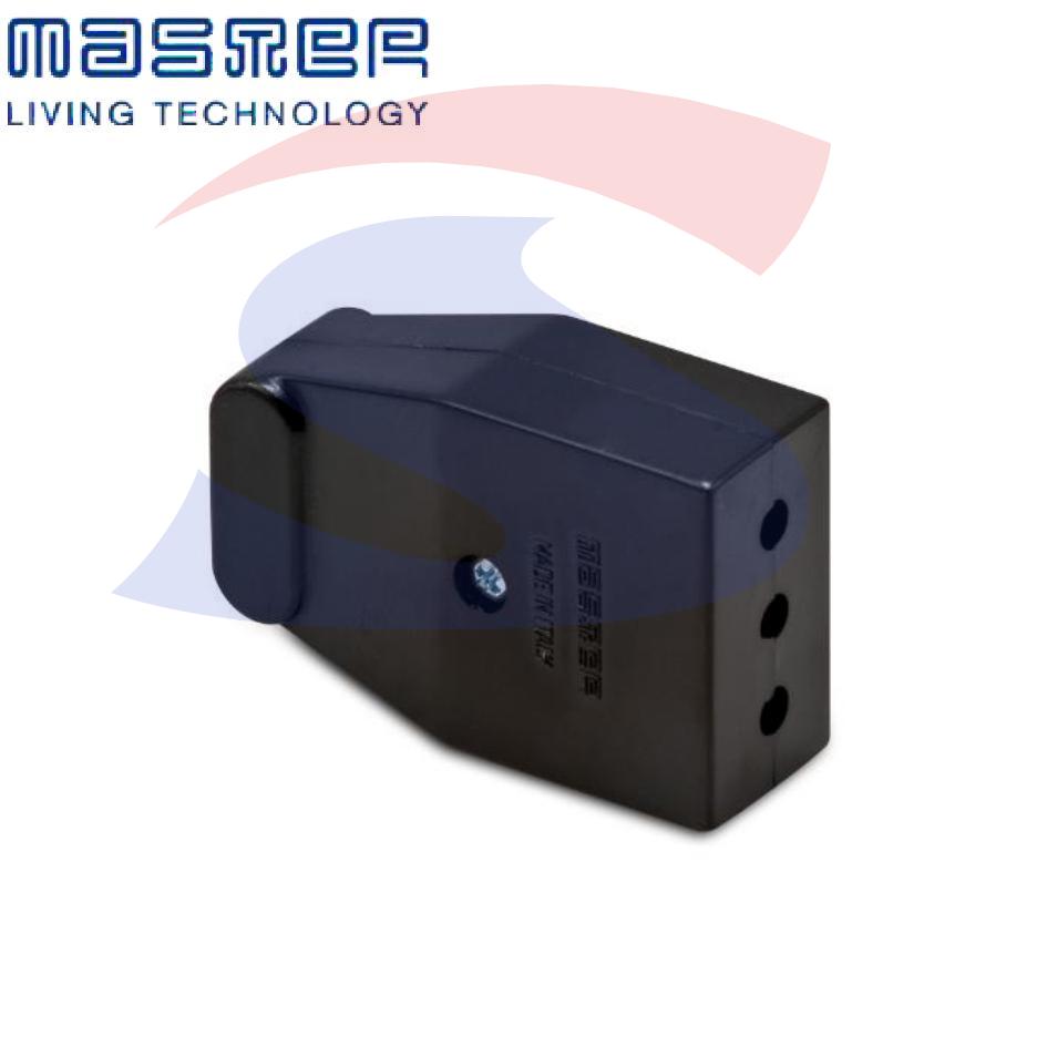 Presa mobile 2 poli + T P11 da 10A, Nero - MASTER 05510