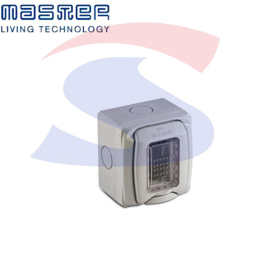 Cassetta portafrutti da esterno 75x80x47 mm 1 posto - MASTER 43401