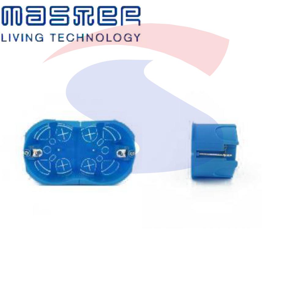 Cassetta portafrutti da incasso 108x74x53,3mm 3 posti - MASTER 00403