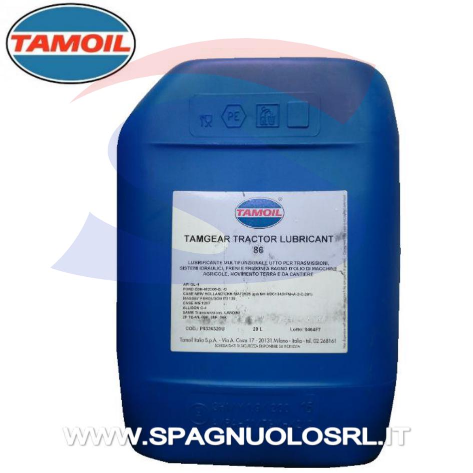 Olio idraulico TAMGEAR TRACTOR LUBRIC 20Lt - TAMOIL P0334320U