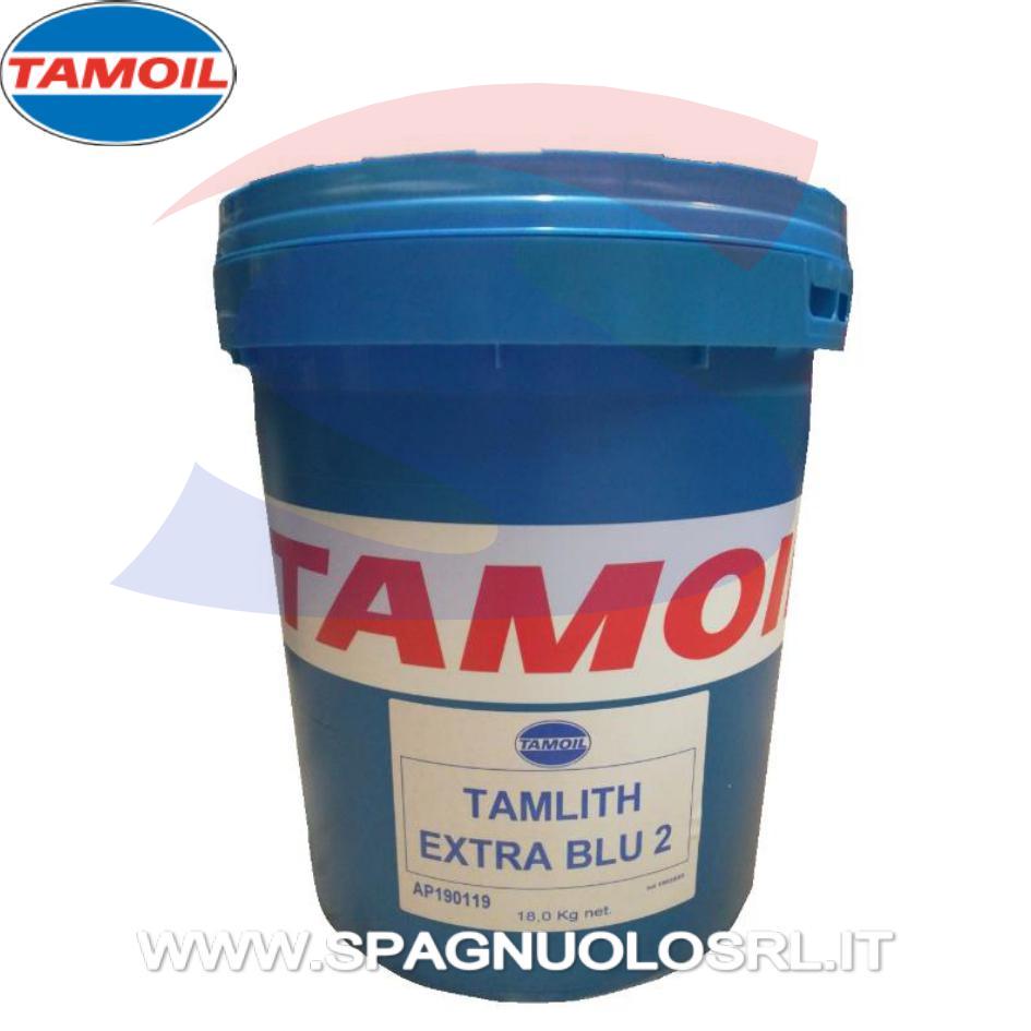 Grasso per alte temperature TAMLITH EXTRA BLU 2 da 18KG - TAMOIL P03911133