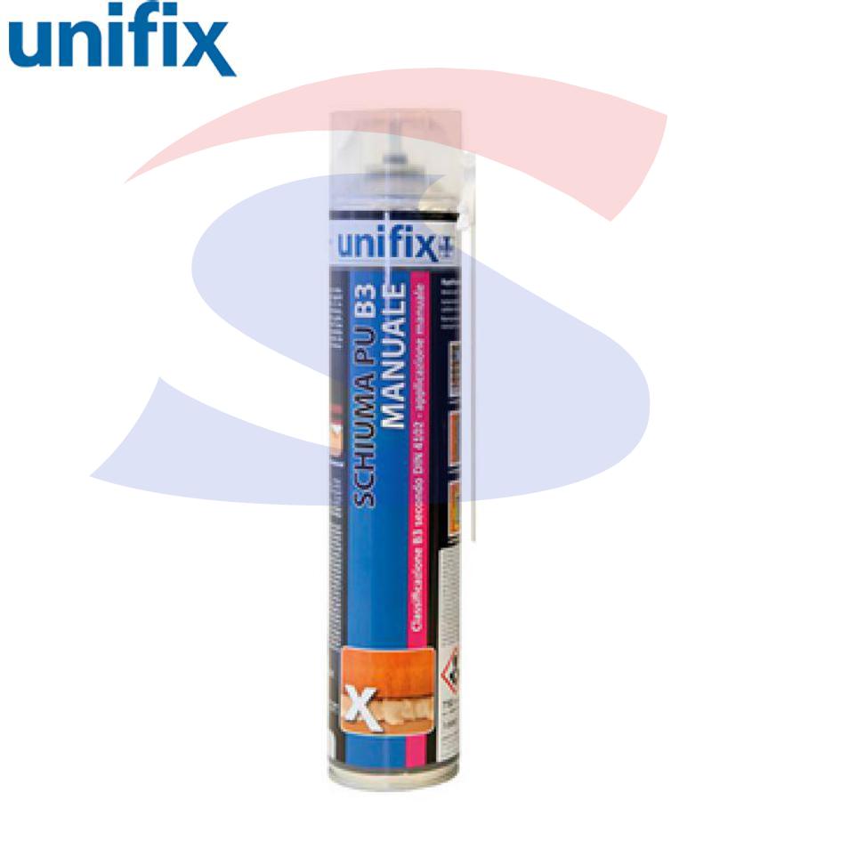 Schiuma poliuretanica B3 Manuale Unifix da 750 ml - UNIFIX 0890 046 1 01