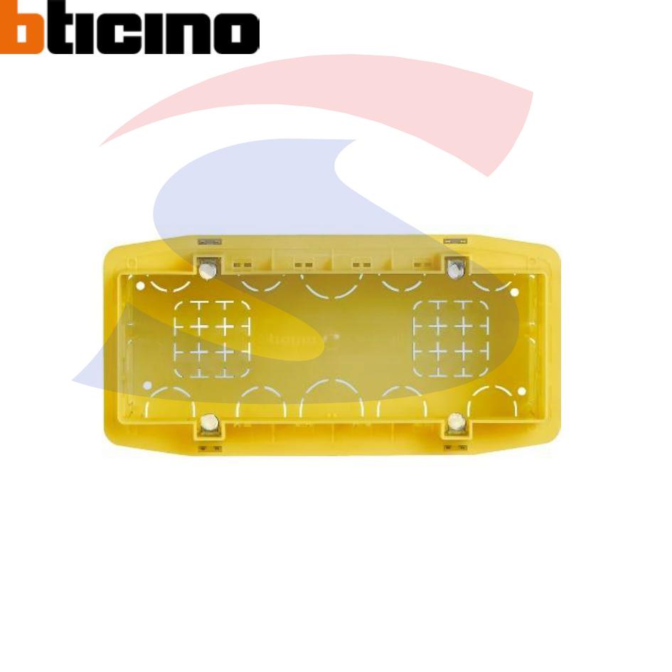 Cassetta portafrutti da incasso 183,5x90x53,5mm 7/6 posti - BTICINO 506L