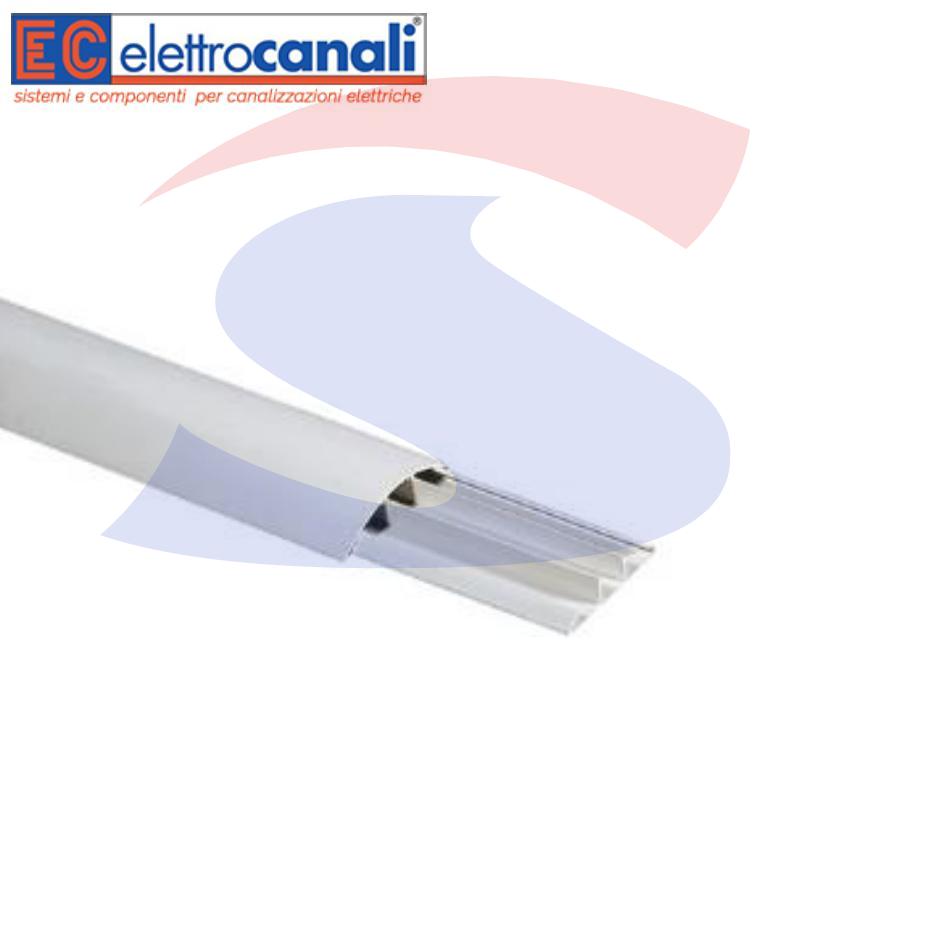 Canale a pavimento 75 x 17 mm Bianco RAL 9001 - ELETTROCANALI ECCAP7517B