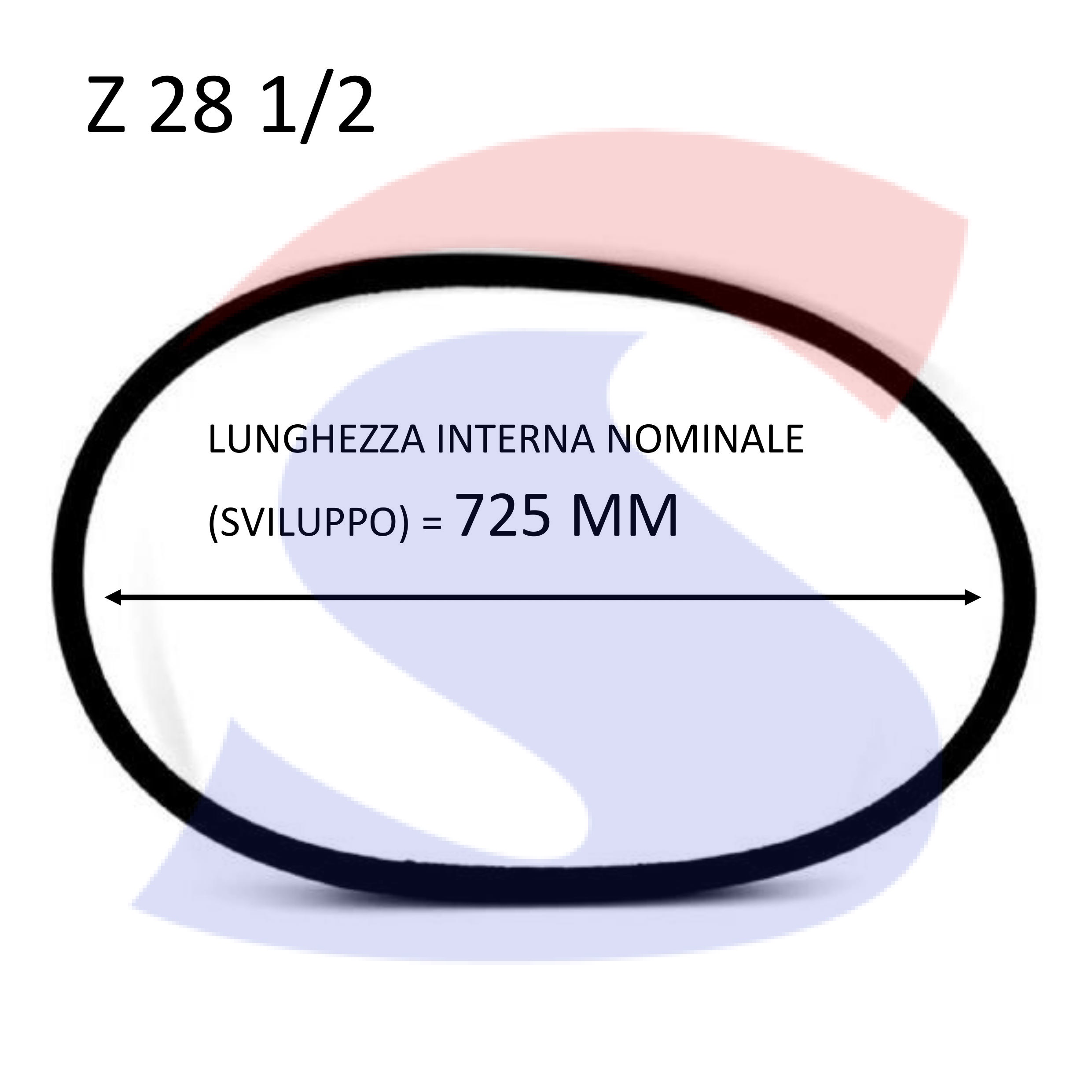 Cinghia OPTIBELT Z 28 1/2 - OPTIBELT Z28 1/2