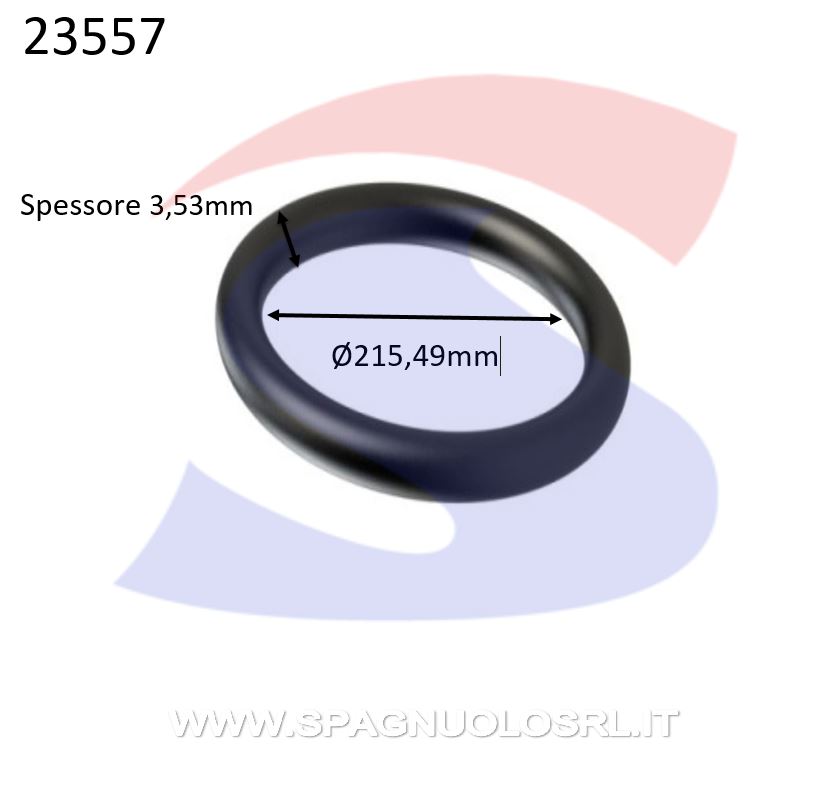 ANELLO OR 215,49 mm x3,53 mm - CAR OR4850